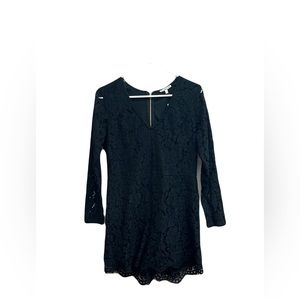 NWT black Charlotte Russe lace romper, Size L